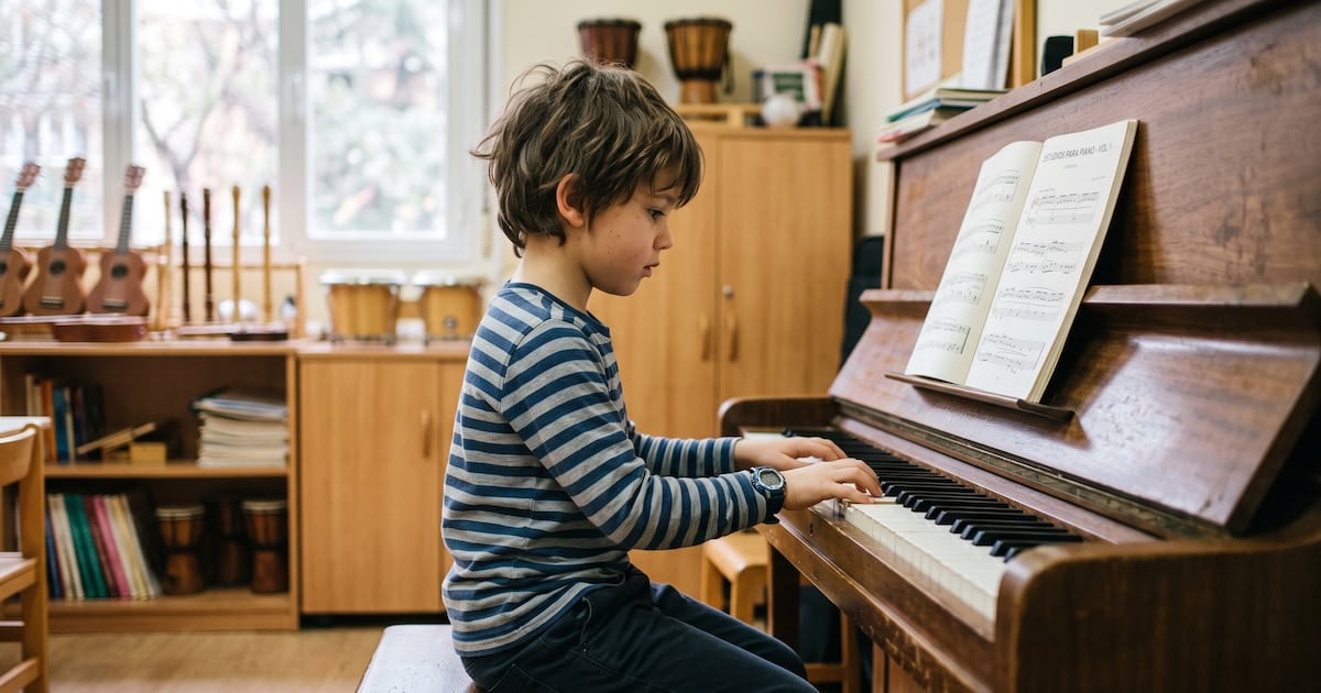 Cuando el piano entra a casa: lo que un nuevo estudio encontró en los chicos que tocan un instrumento