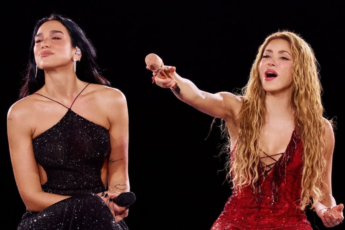 Dos artistas, un escenario y una canción que ya tenía historia: Shakira y Dua Lipa cruzaron sus caminos en Madrid