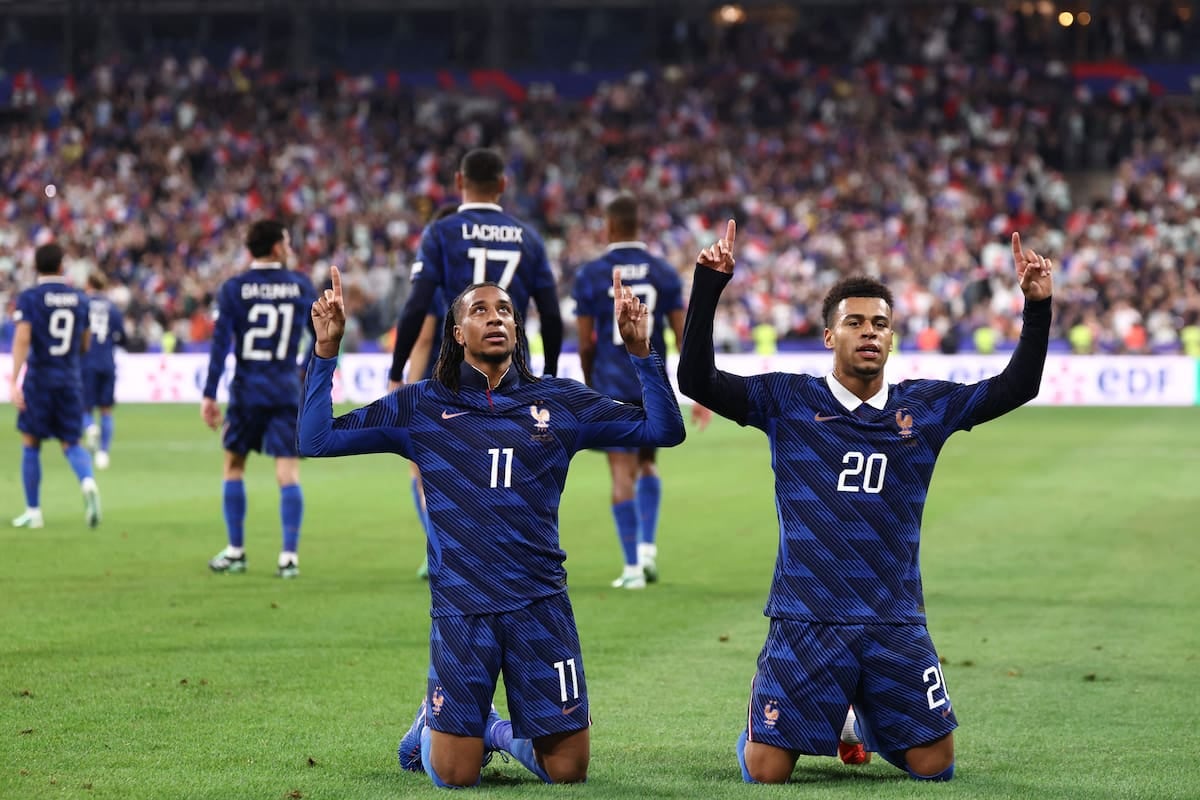 Francia lo dio vuelta con cuatro golazos en catorce minutos y se prende arriba en la Nations
