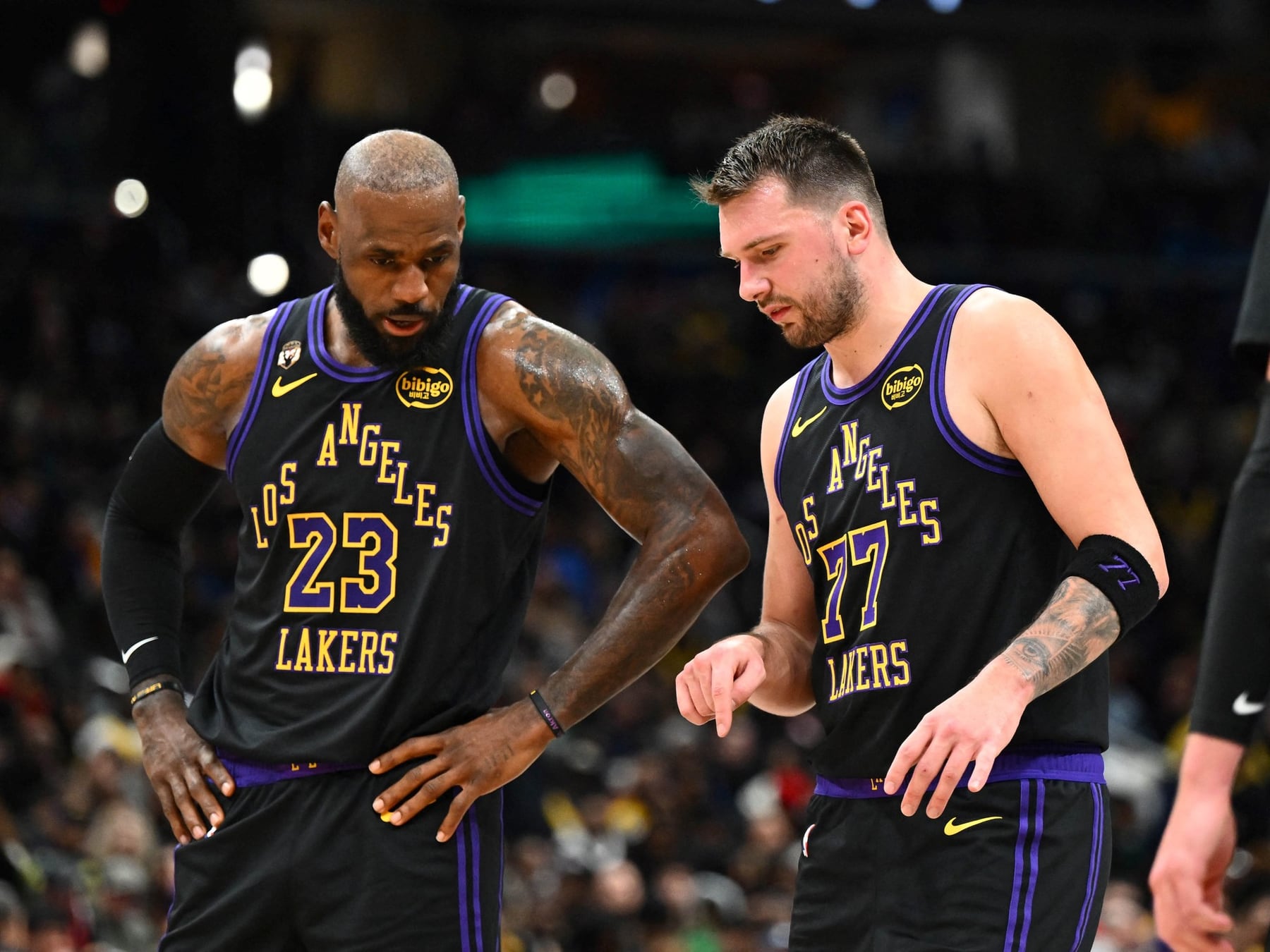 Doncic se prendió fuego en 16 minutos y los Lakers pasaron por encima a Utah en el arranque de la pretemporada