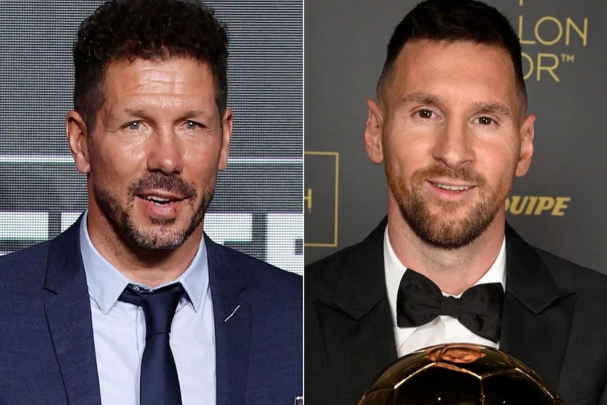 Simeone se quebró hablando del diez: lo que más admira de Messi no es una Copa del Mundo