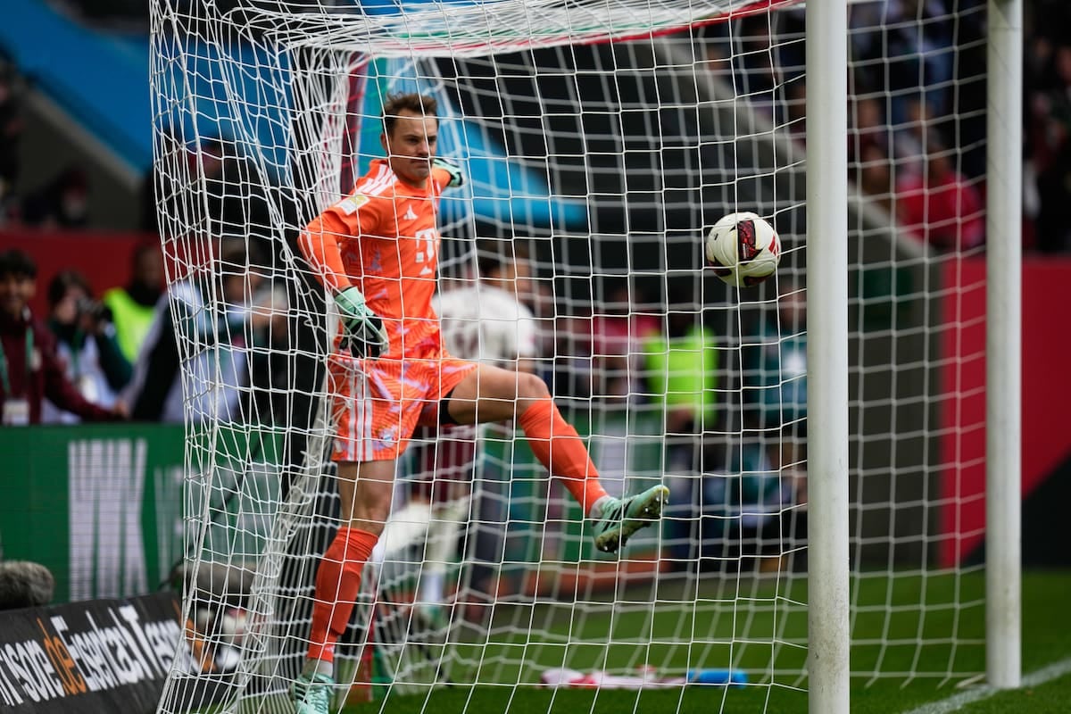 A los cinco segundos, Neuer ya estaba en el horno y Bayern lo padeció hasta el final