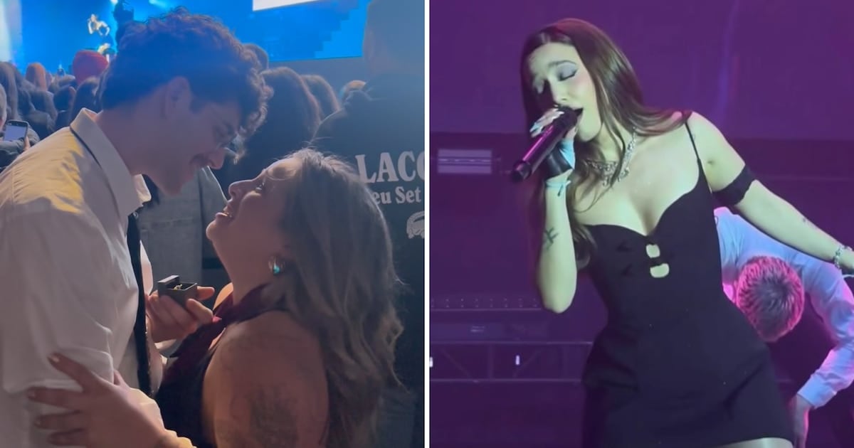 La pareja que le robó cámara a Ángela Torres en pleno "Vértigo": cuando el amor se manda solo y deja a la cantante llorando en Instagram