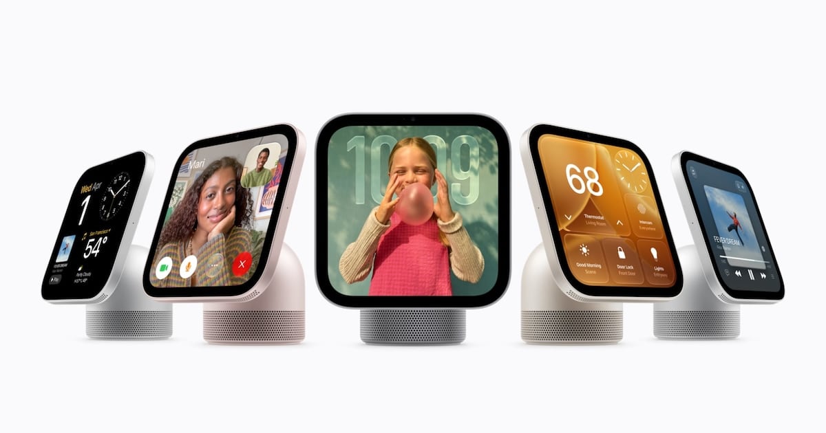 Apple deja a Europa sin la HomeView: la pantalla inteligente que necesita a Siri IA para existir